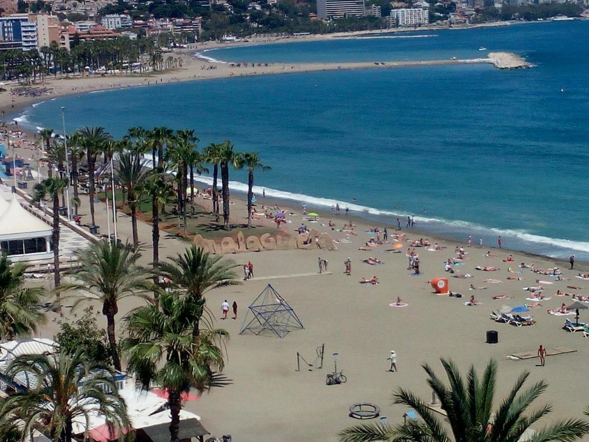 Malagueta Playa Azul Mediterraneo Málaga Buitenkant foto